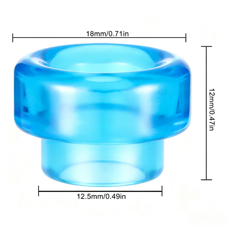 Drip Tip Resin - 5 szt. ustników 810 bez pierścienia,