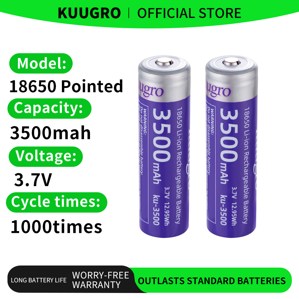 Vape Battery 18650 - Kuugro Ku-3500 Bateria 18650 3500mAh 3.7V